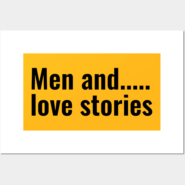 Men and love stories Wall Art by LAMUS